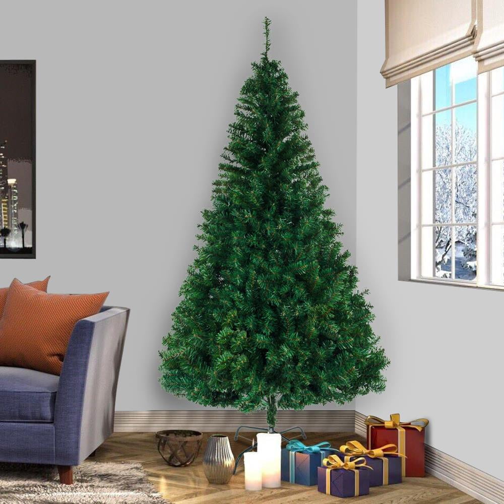 Ktaxon 7ft Artificial Full Christmas Tree with 1200 Tips, Holiday Xmas Tree for Home Party Decoration, Includes Stand