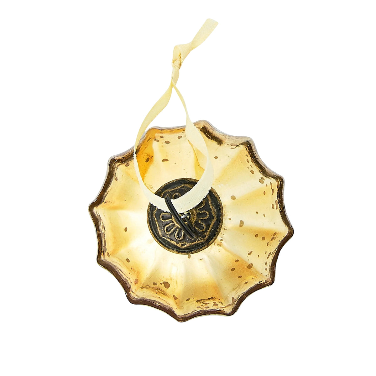 6-Count Gold Mercury-Style Glass Ball Christmas Ornaments, 3.3", by Holiday Time