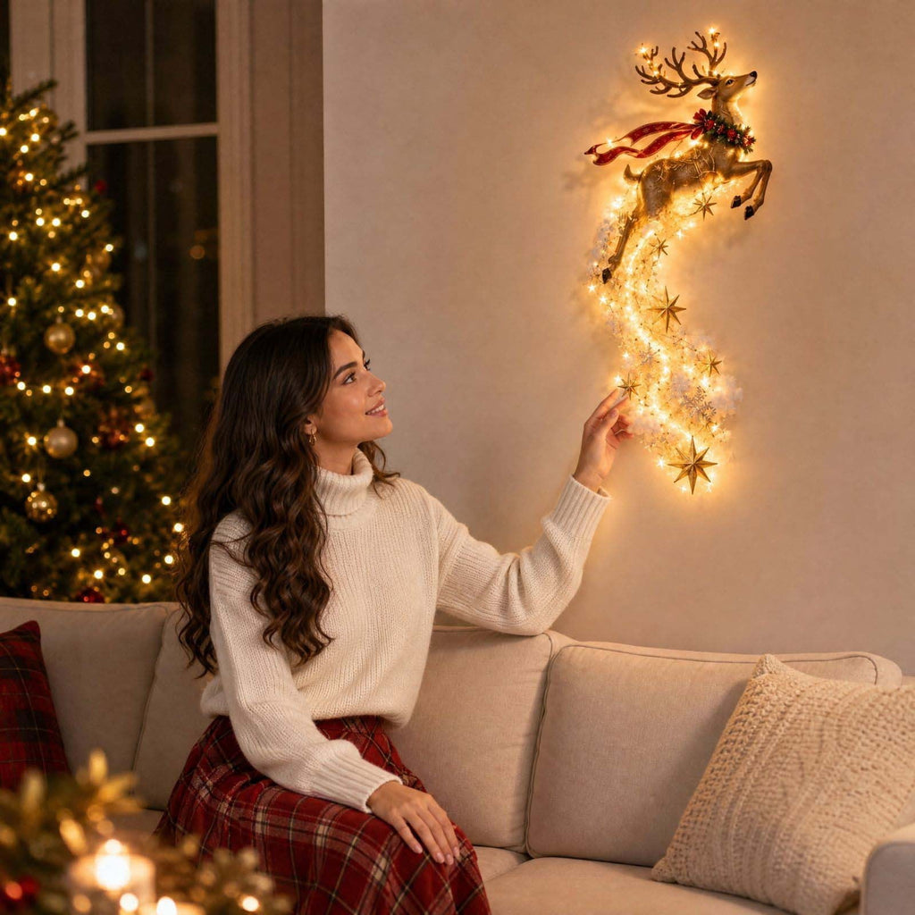 Snowman Magic Fountain, Flowing Snowflake LED Christmas Garden Light,Solar Power and Outdoor Garden Stake for Christmas Yard Decor