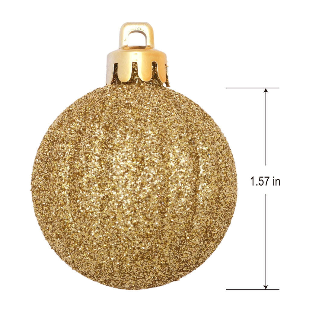 20-Count Red/Green/White Mini Ball Shatterproof Christmas Ornaments, by Holiday Time