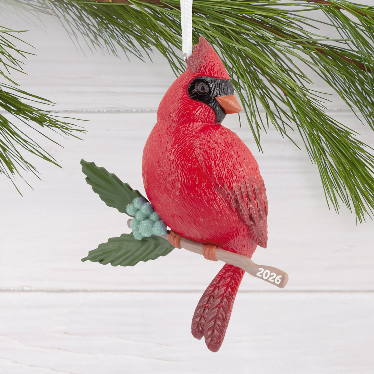Hallmark Christmas Ornament (Cardinal Bird 2026), 1 Count