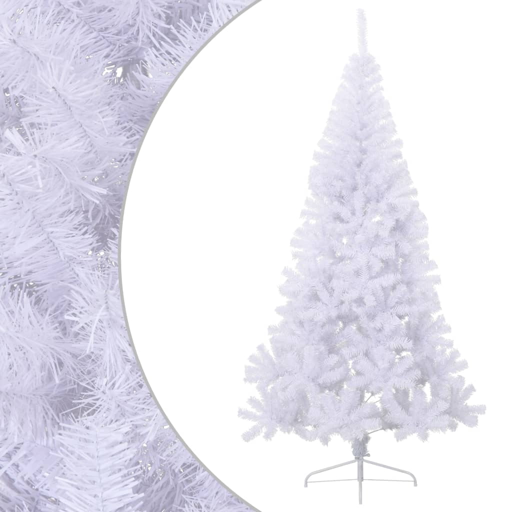 vidaXL Christmas Tree Decoration Artificial Half-Circle Tree with Stand PVC