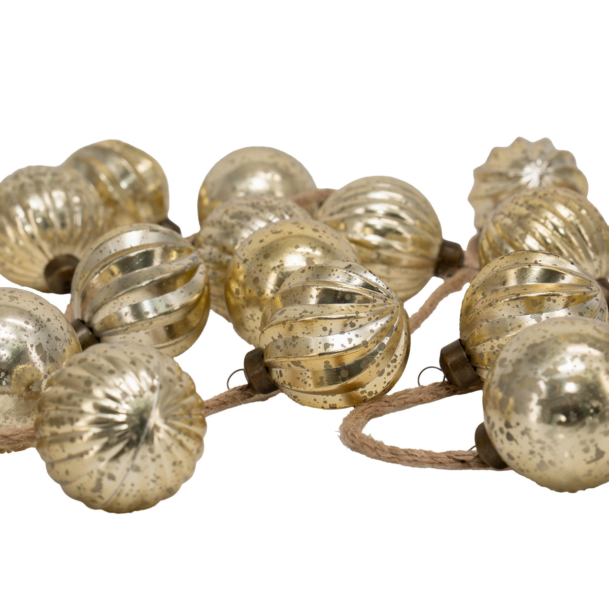 My Texas House Shatterproof Ornament Christmas Garland, Gold, 6'