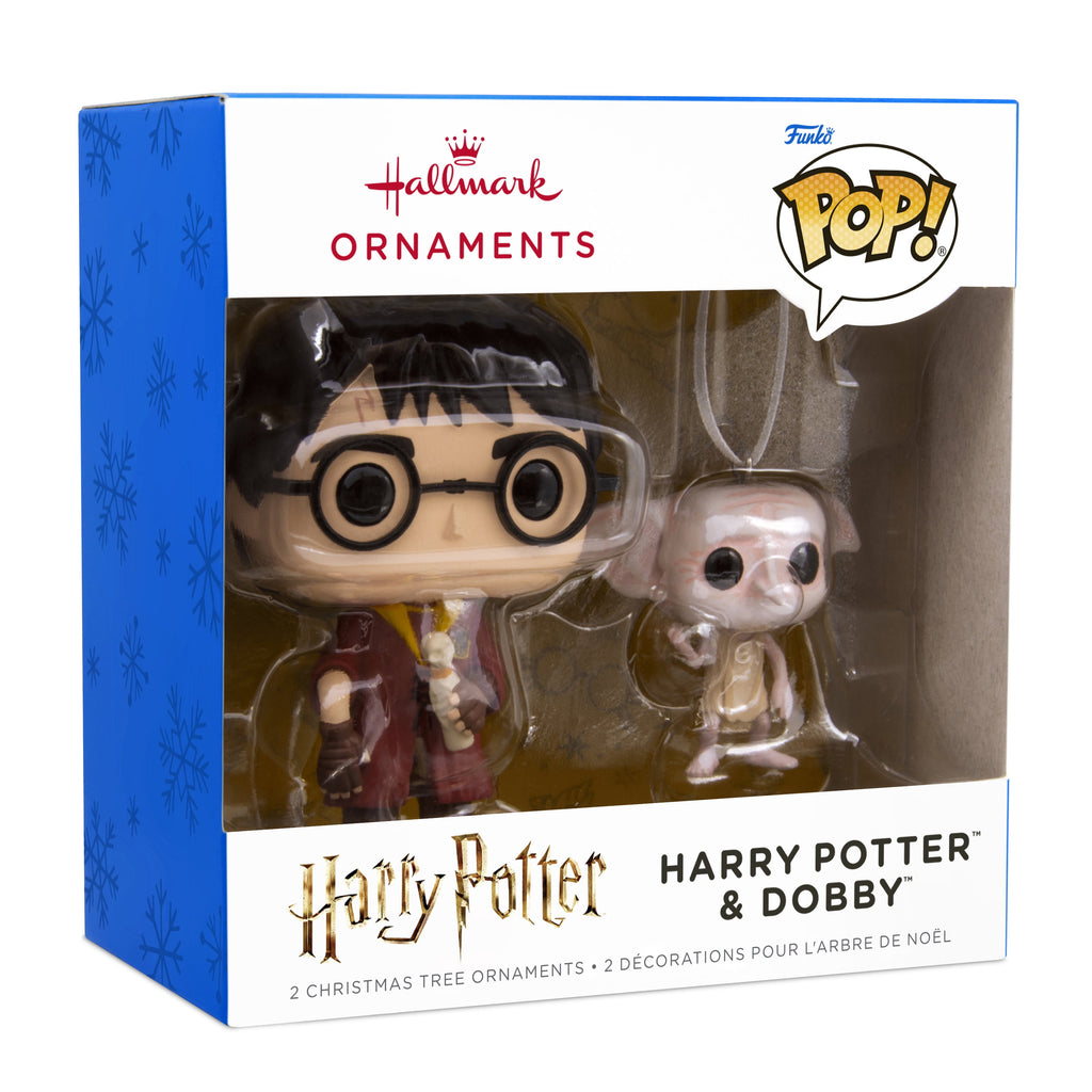 Hallmark Ornaments (Harry Potter and Dobby Funko POP!), 2 Count, 1 Count