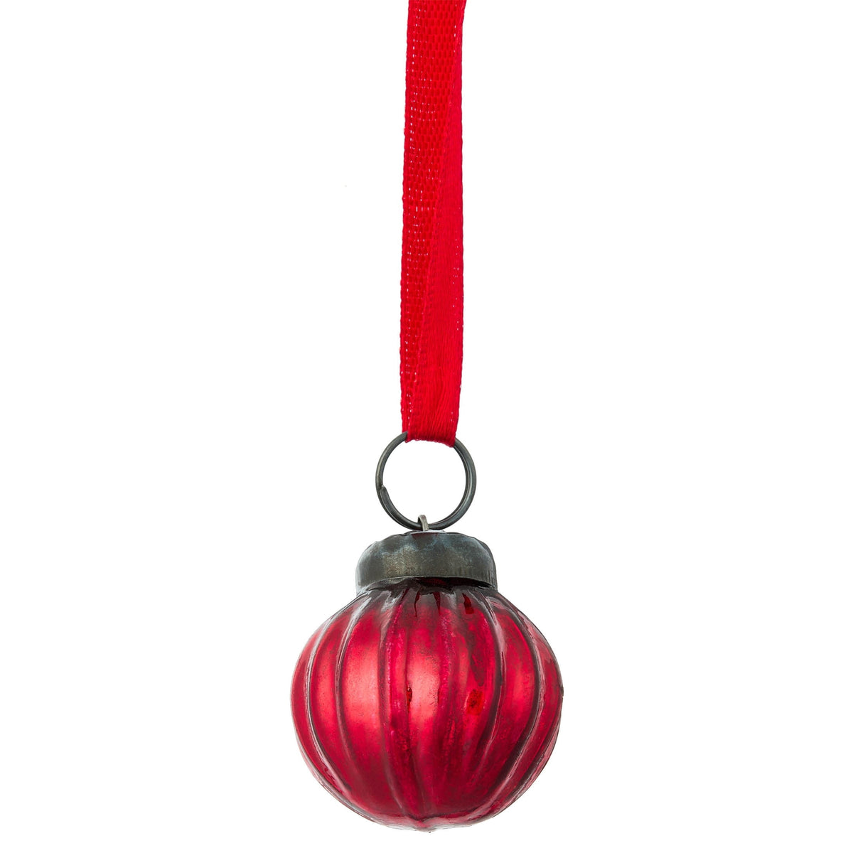 4-Count Red Mini Ball Christmas Ornaments, by Holiday Time