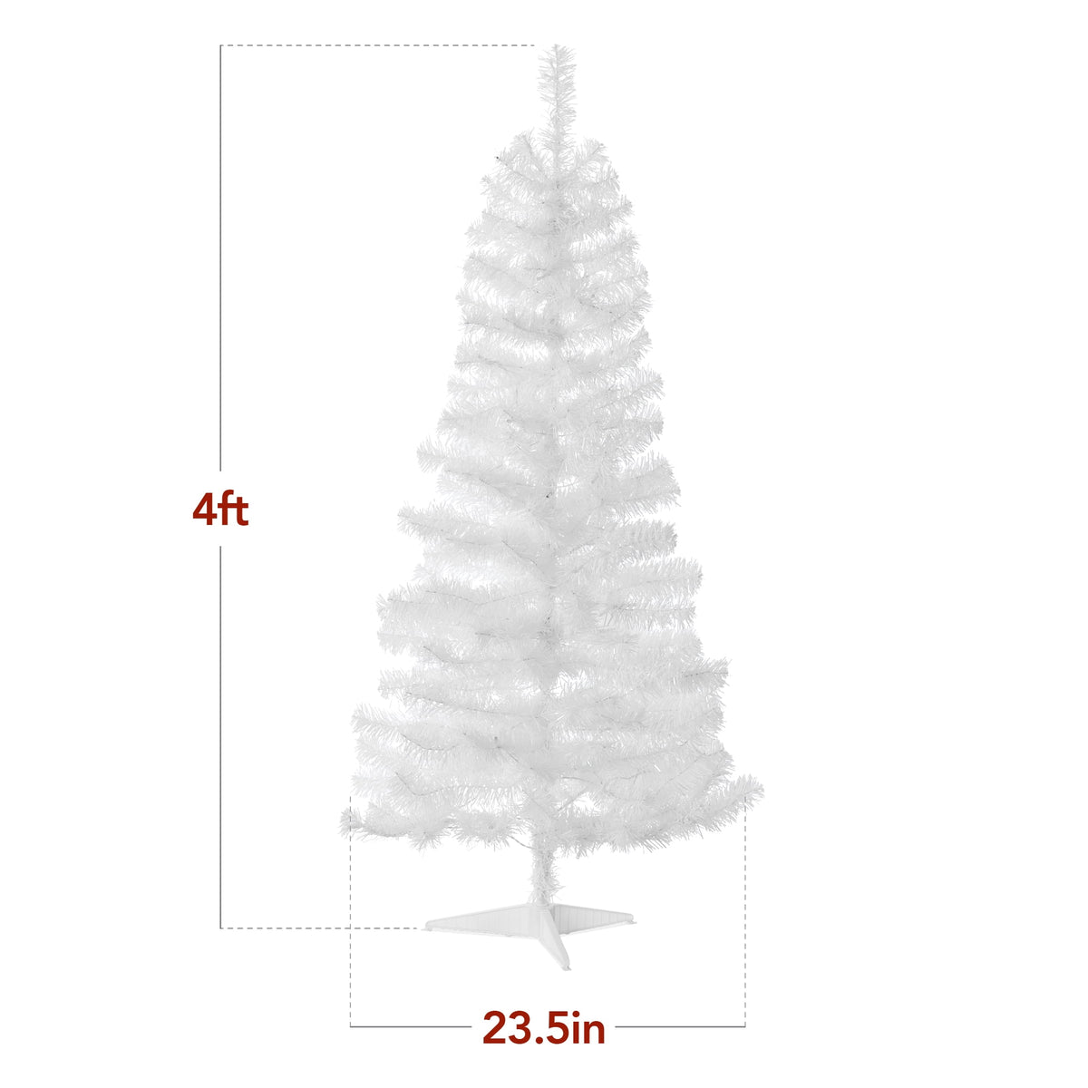 Best Choice Products 4ft Prelit Colored Christmas Tree, Artificial Tree Holiday Decor w/ 70 LED Lights - Baby Blue Tinsel