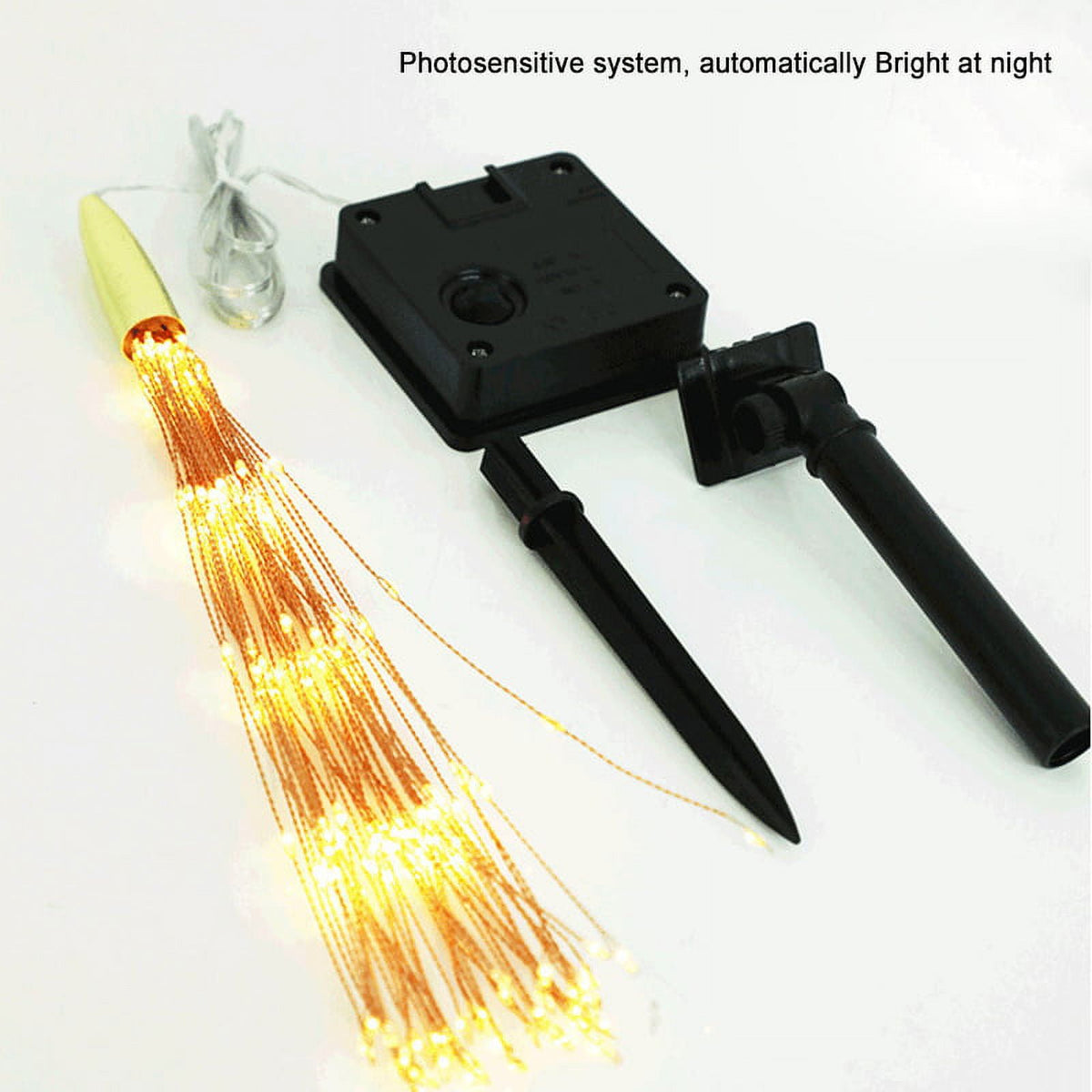 Firework Solar Power LED String Copper Wire Fairy Lights Xmas Party Decor Lamp,Suit for Christmas, Halloween,Thanksgiving Day,Mother's Day,Valentine's Day,Party Decoration