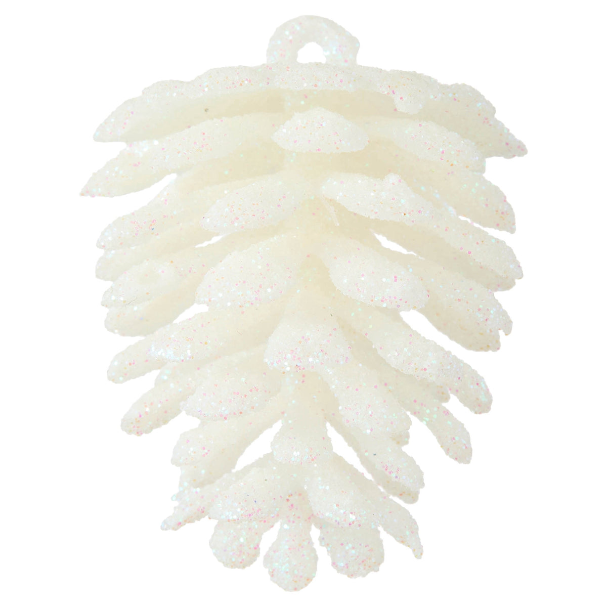 12-Count Pink Glitter Pinecone Christmas Ornaments, 2.4", by Holiday Time