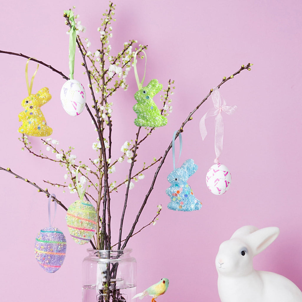 XGFHYJEH Easter Lighted Window Decorations, Easter Egg Lights, Easter Lights, Egg String Lights, Easter Decorations Indoors, Easter Hanging Decoration