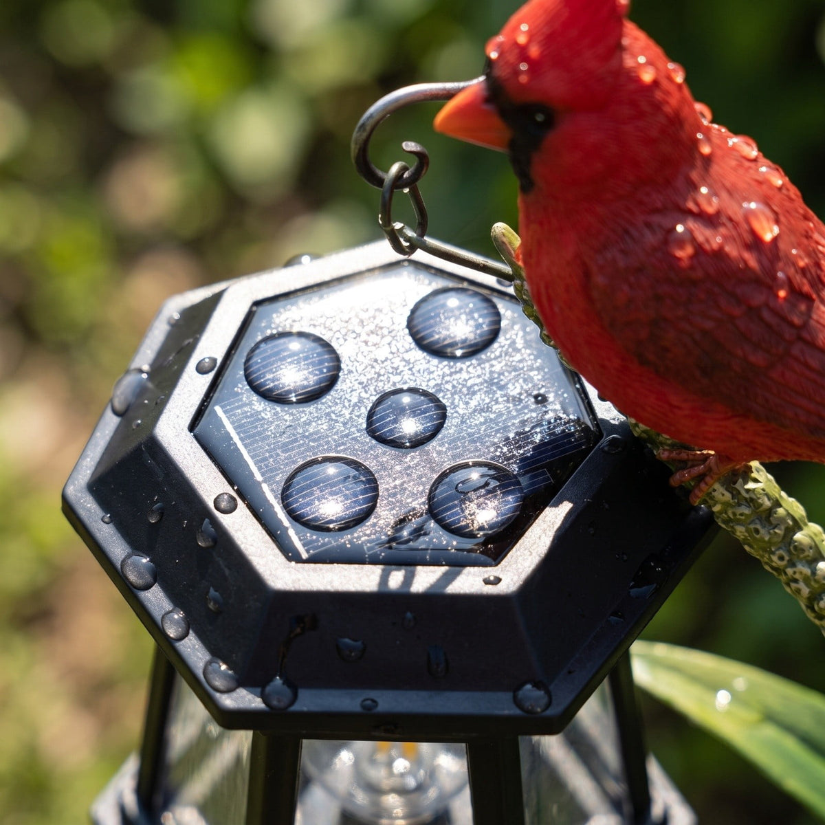 1PC Solar Cardinal Garden Stake Light, Waterproof Outdoor Garden Decoration, Lights for Patio, Yard, Lawn, Pathway (Cardinal)