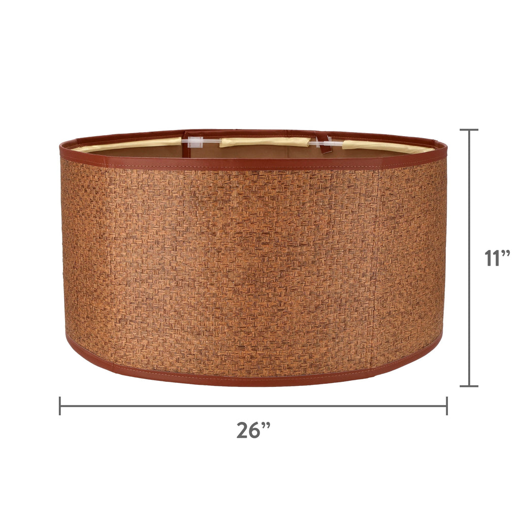 Wicker Stand Band Adjustable Christmas Tree Collar, Brown, 22"-26", by Holiday Time