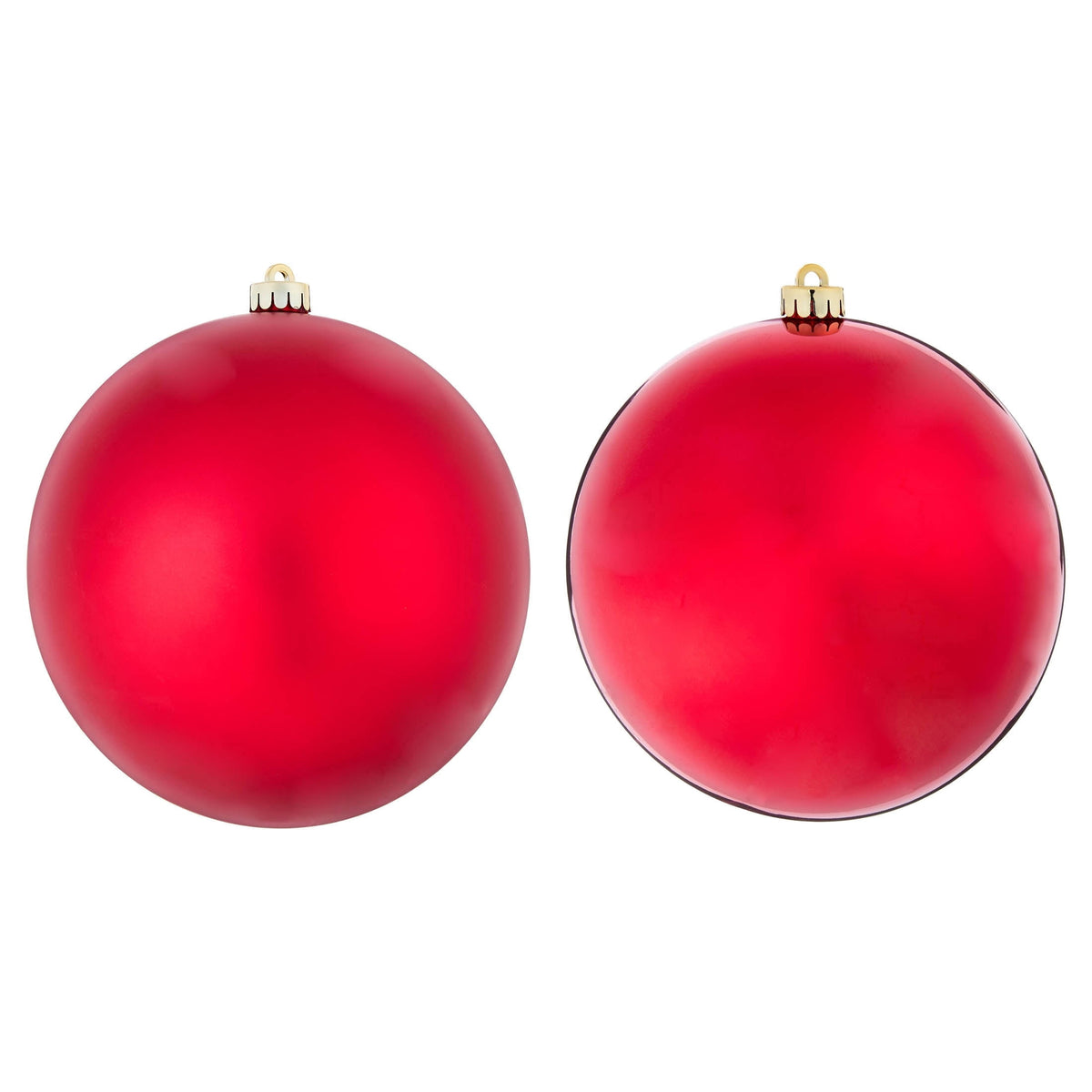 2-Count Bronze Jumbo Ball Shatterproof Christmas Ornaments, 8.5", by Holiday Time