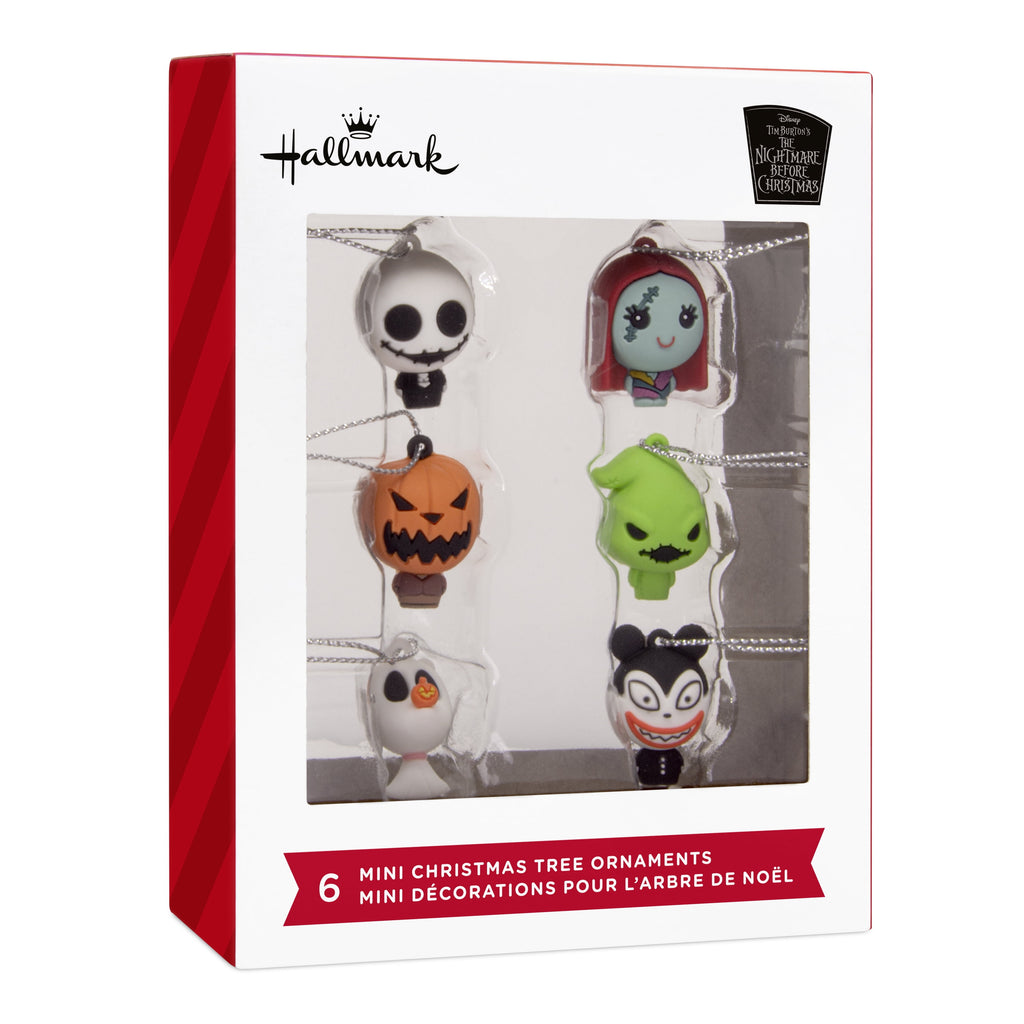 Hallmark Mini Christmas Ornaments (The Nightmare Before Christmas), 6 Count