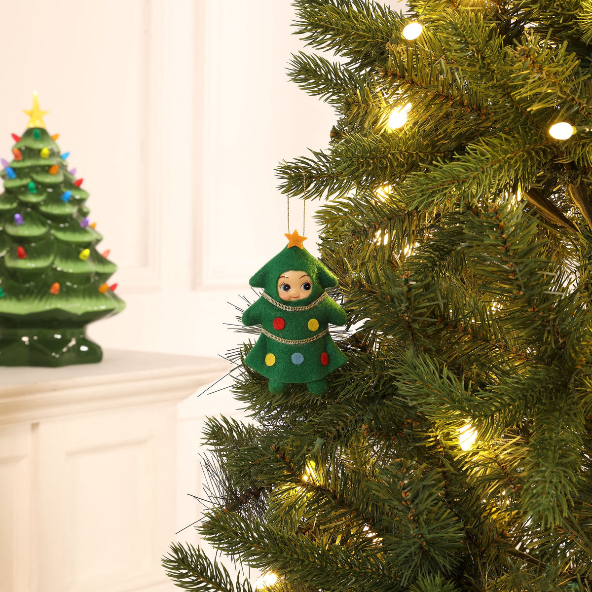 Mr. Christmas Mystery Box Mini Elf Ornament