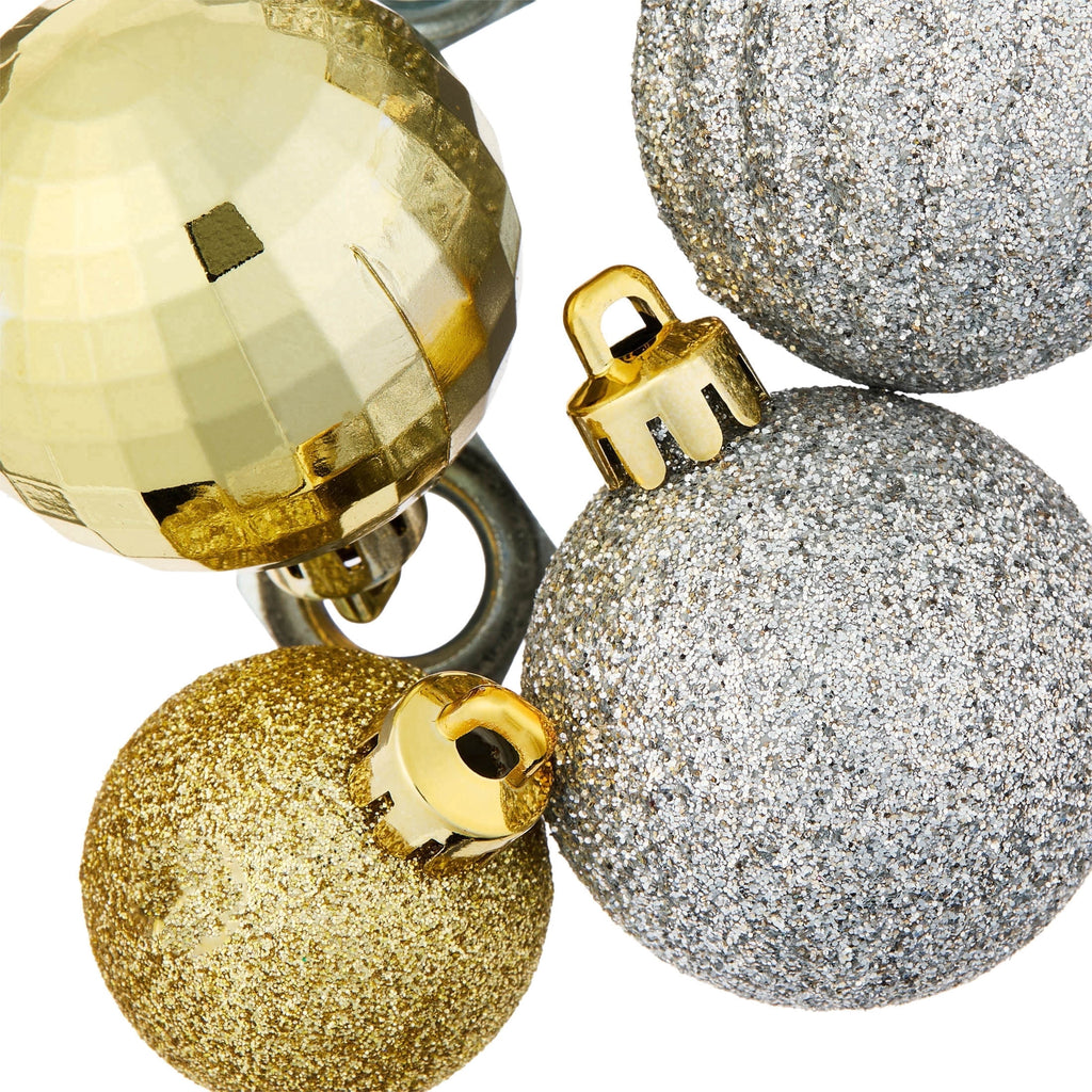20-Count Red/Green/White Mini Ball Shatterproof Christmas Ornaments, by Holiday Time