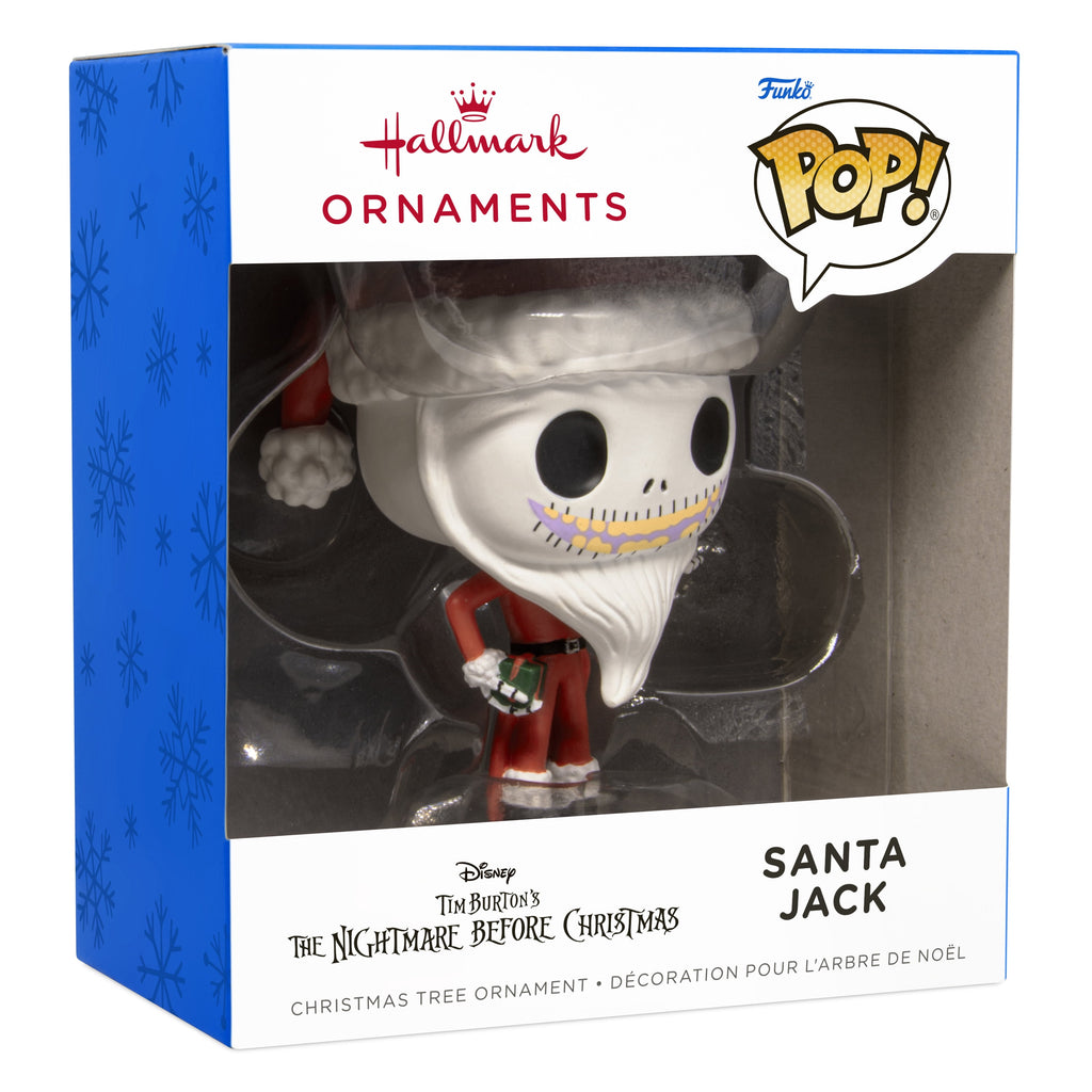 Hallmark Christmas Ornament (Disney Tim Burton's Santa Jack Funko), 1 Count