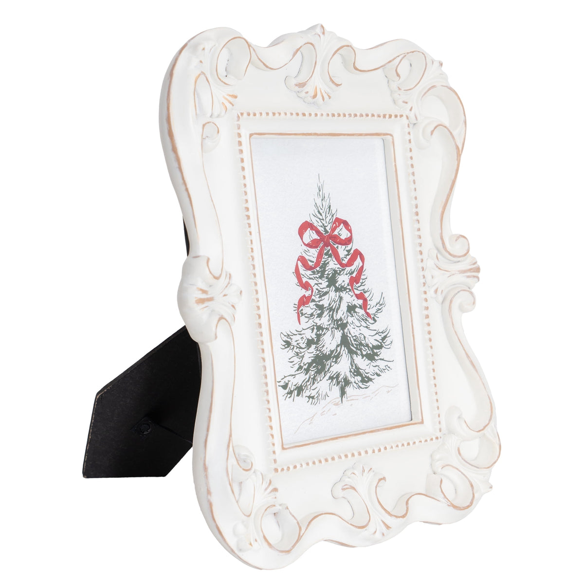 My Texas House Tree Print in Frame Christmas Decoration, Multicolor, 9.8"