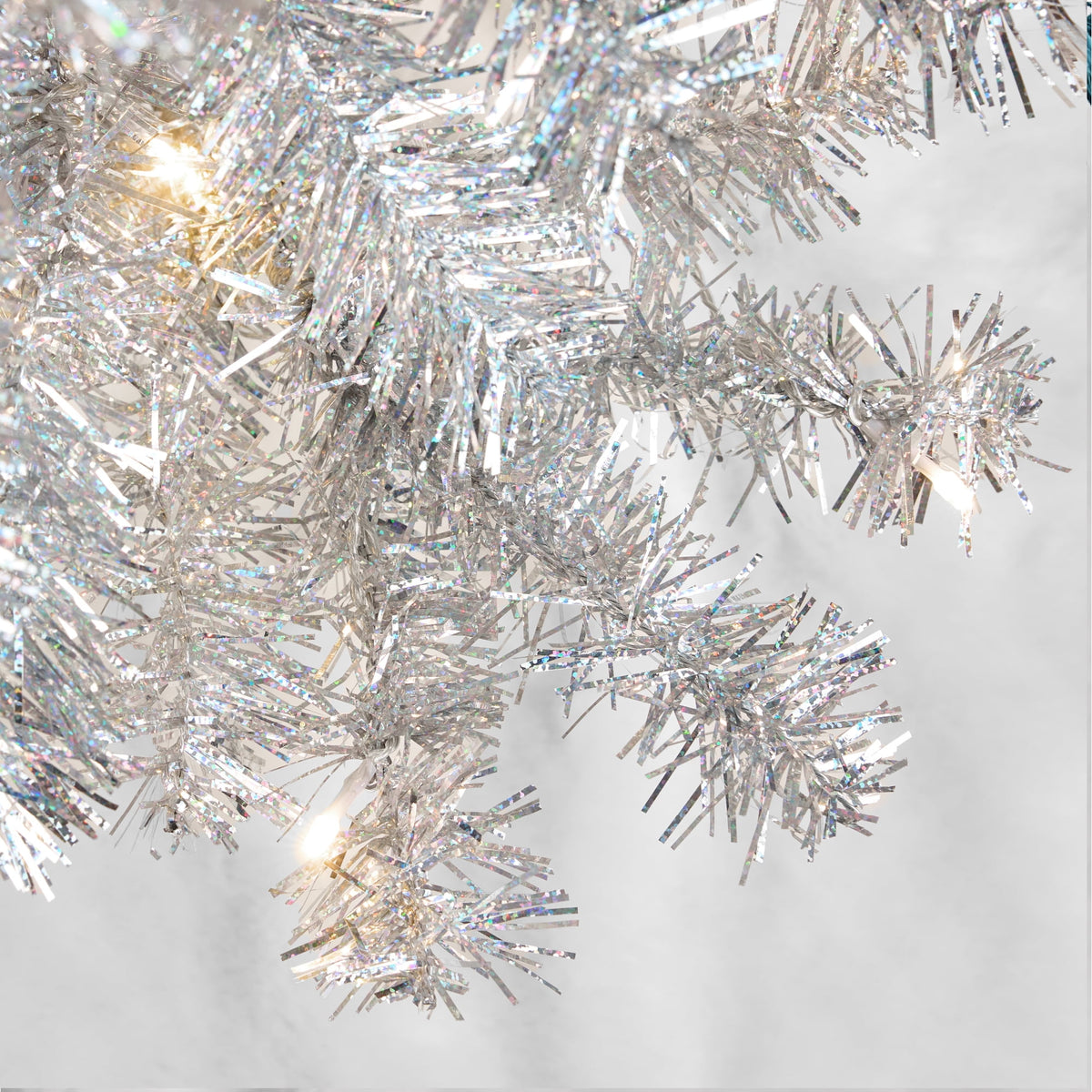 Best Choice Products 4ft Prelit Colored Christmas Tree, Artificial Tree Holiday Decor w/ 70 LED Lights - Baby Blue Tinsel