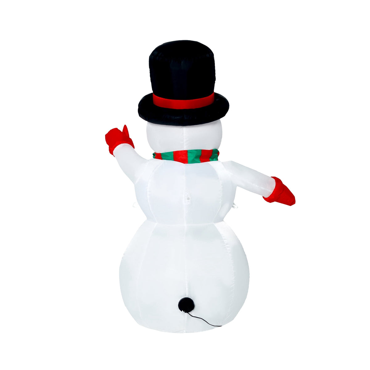 Multicolor Snowman Christmas Airblown Yard Inflatable, 4', by Holiday Time