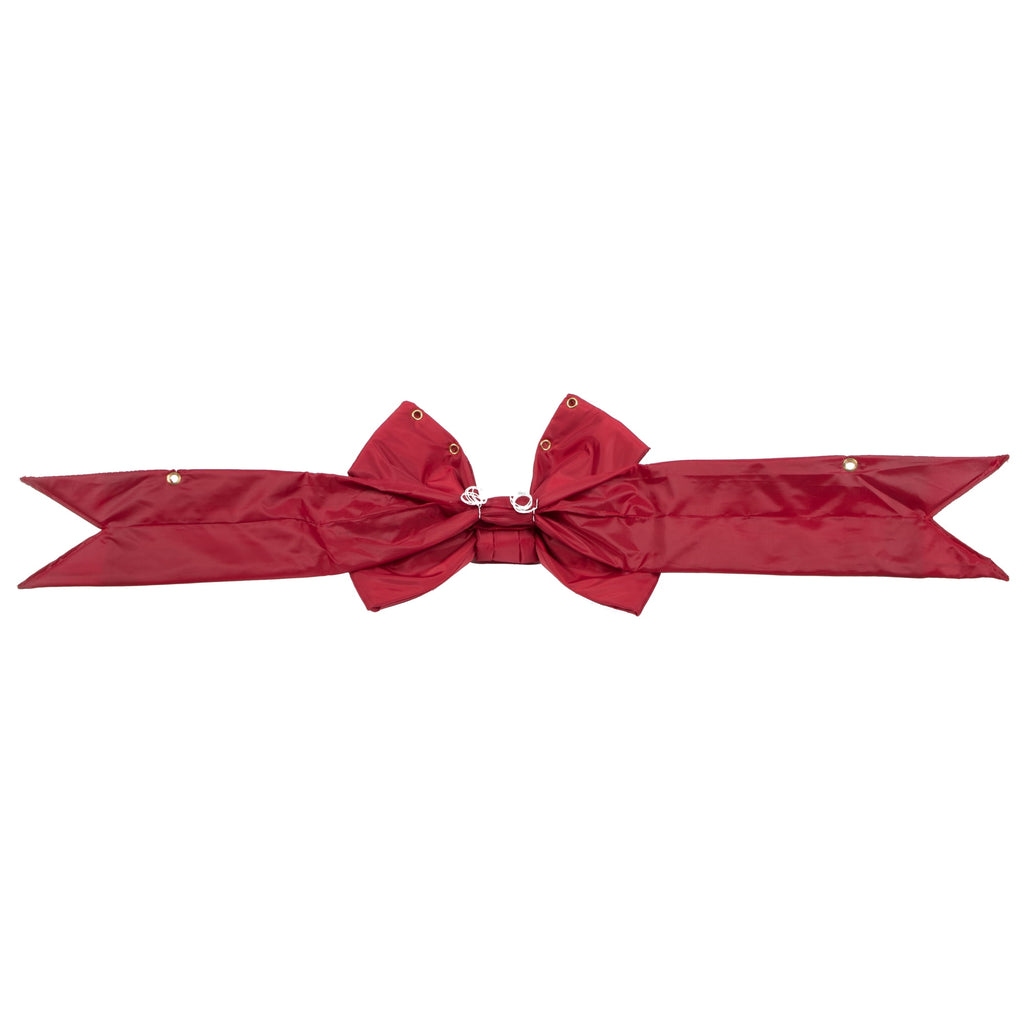 Vickerman 60" Red-Gold Nylon Outdoor Christmas Bow