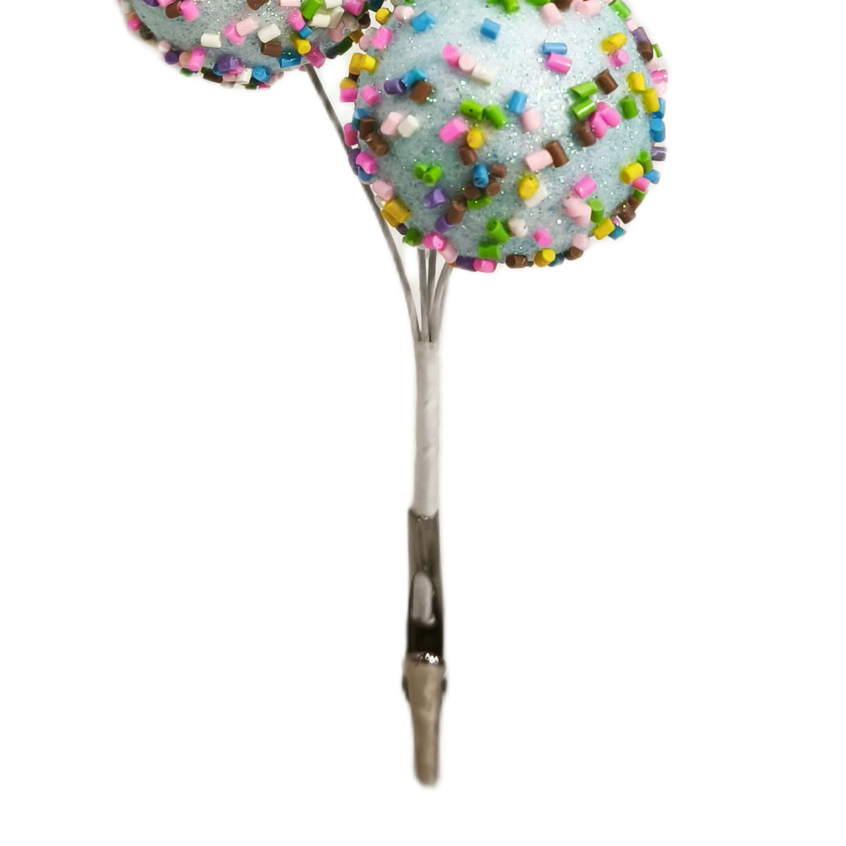 Multicolor Candy Sprinkle Christmas Clip Ornament, 9", by Holiday Time