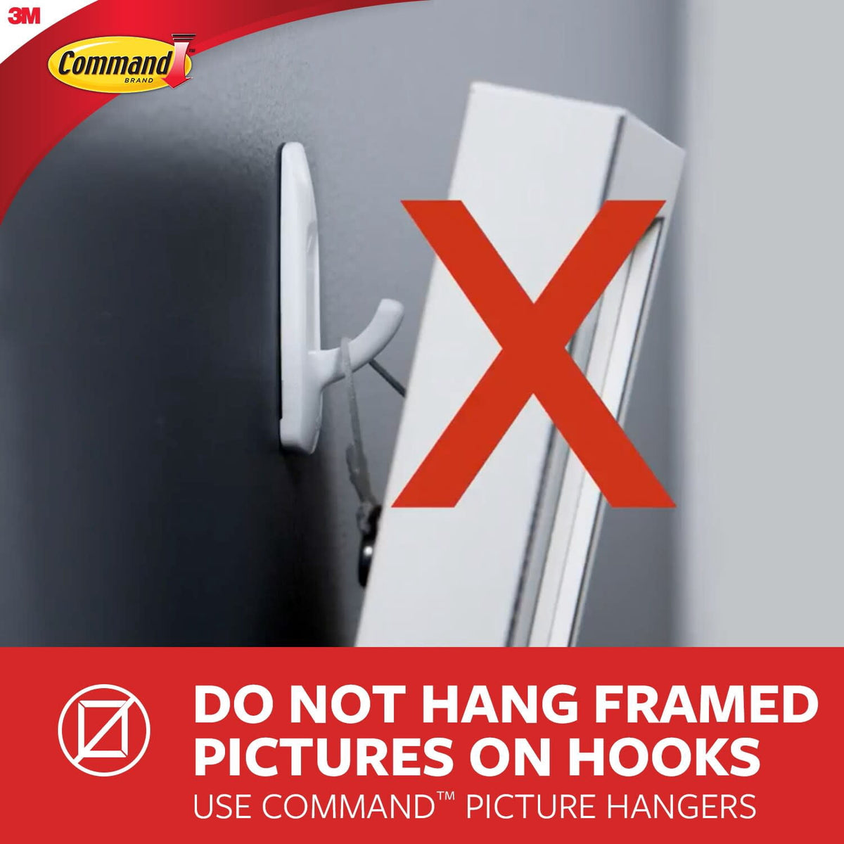 Command Outdoor Light Clips, Clear, Damage Free Decorating, 30 Clips and 32 Command Strips