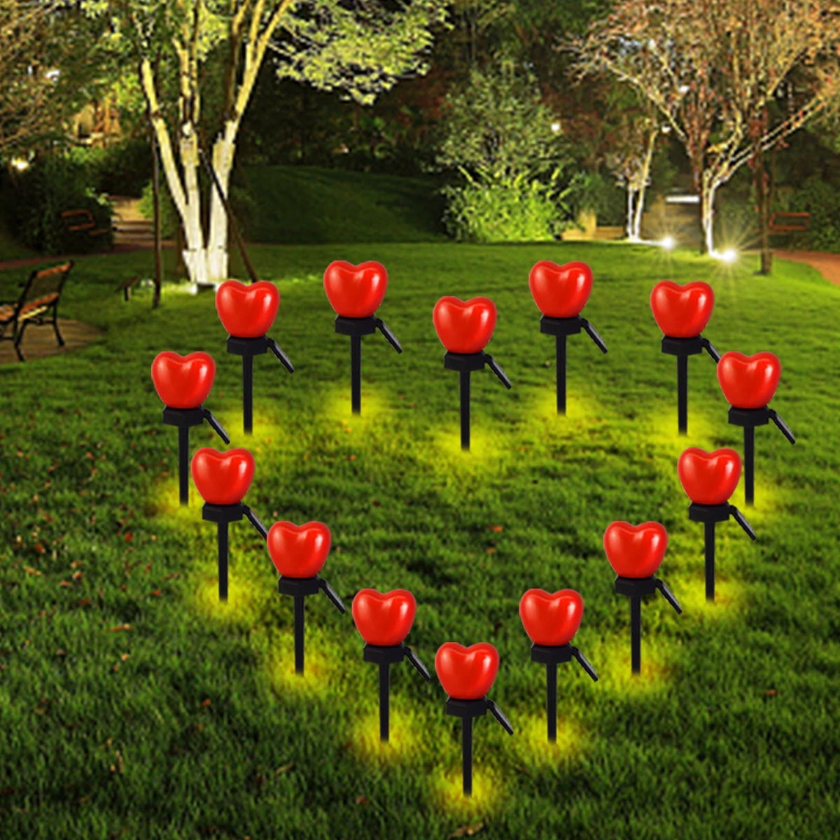 XGFHYJEH 5ft Valentines Day Decorations, Valentines Day Lights, Valentines String Lights, Valentine's Day Decor, Heart String Lights, Battery Operated