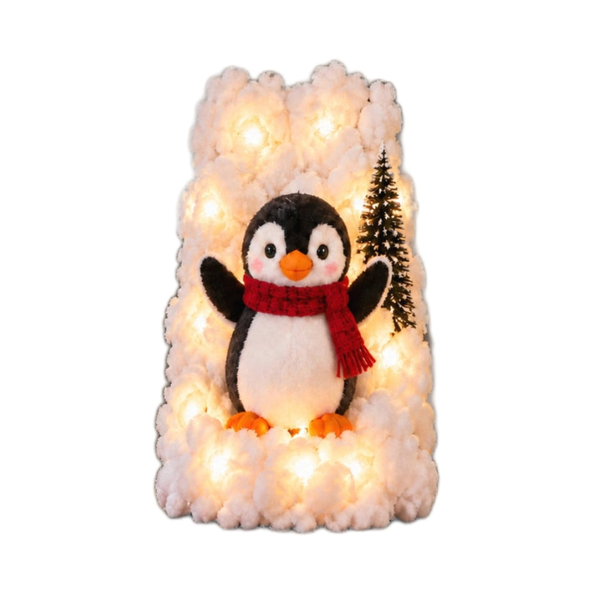 Snowman Magic Fountain, Flowing Snowflake LED Christmas Garden Light,Solar Power and Outdoor Garden Stake for Christmas Yard Decor