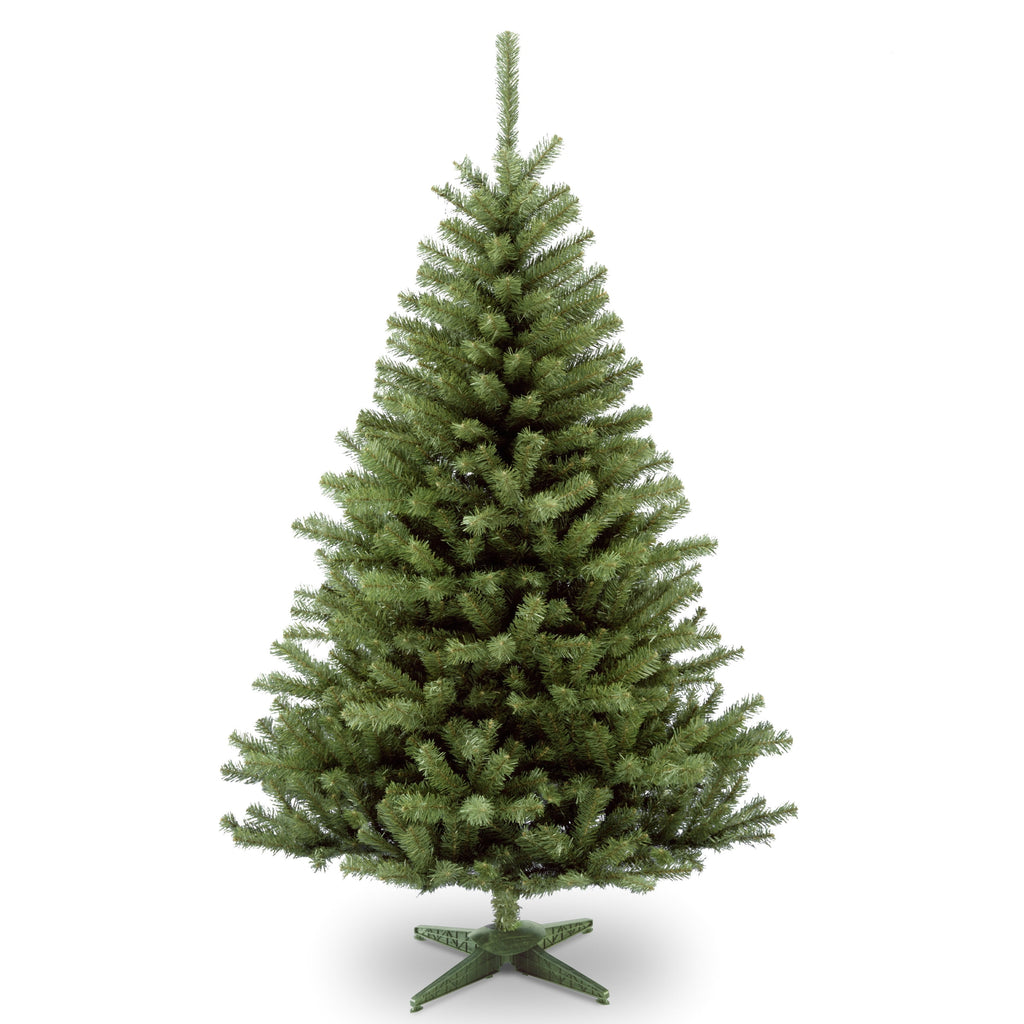 National Tree Company 6 ft. Artificial Kincaid Spruc Medium Christmas Tree, Green, Includes Stand