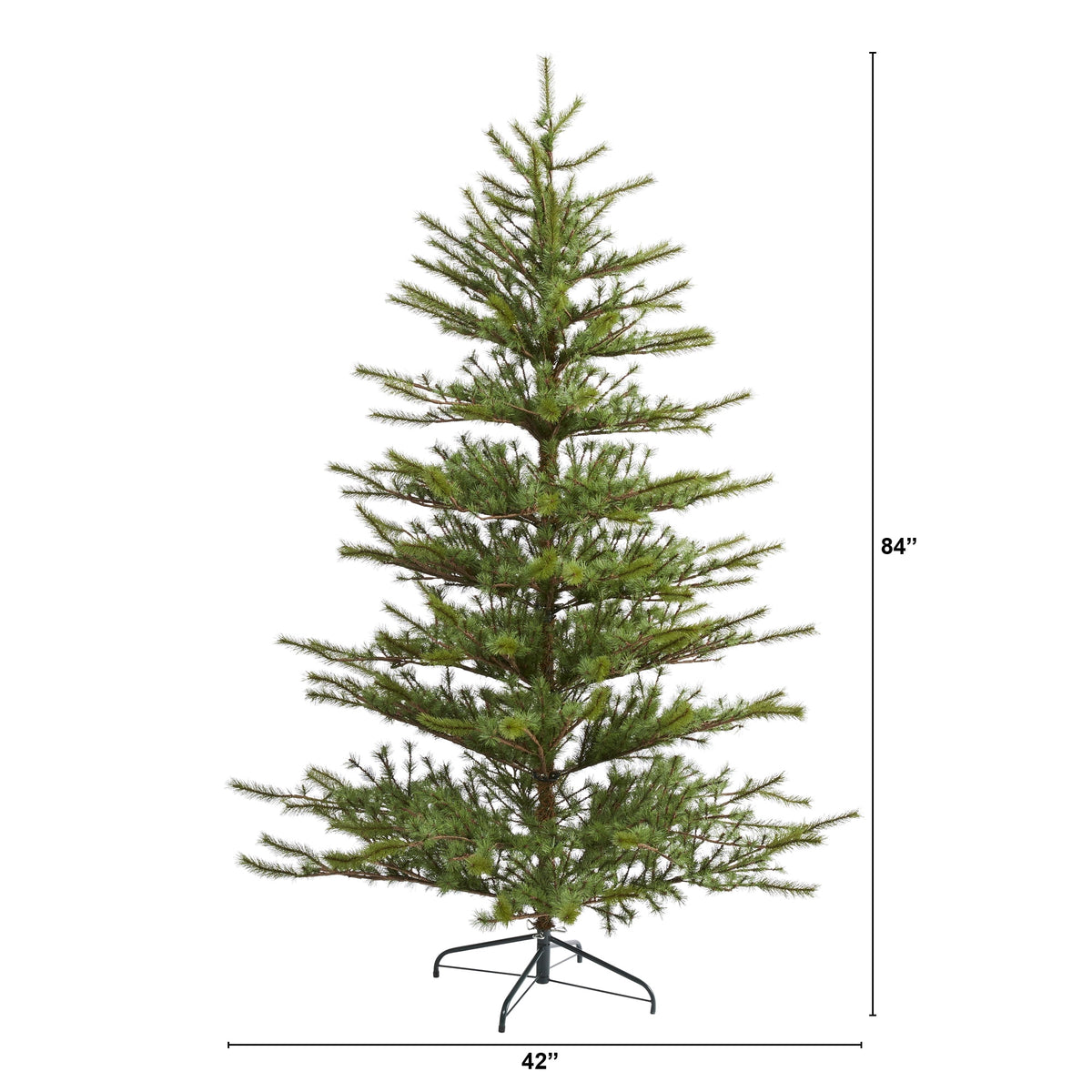 7ft. Vancouver Mountain Pine Artificial Christmas Tree with 374 Bendable Branches