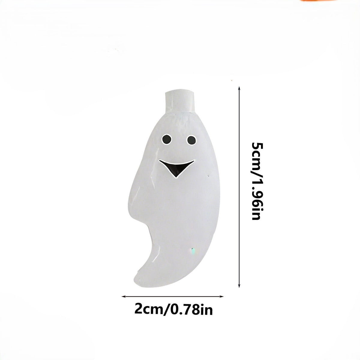 AZXY Halloween String Lights, Ghost Shaped White Halloween Lights, Indoor Outdoor Halloween Decor, Halloween Party Indoor Decor, Battery 5 FT Halloween Decorations, Stair Mantel Patio Halloween Decor