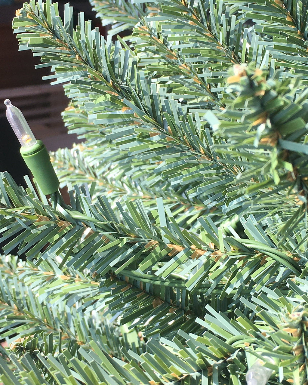 AMERZEST Pre-lit Christmas Tree 6.5ft Premium Blue Fir Artificial Christmas Tree with 500 Dual Color LED Lights, Full Hinged Blue Spruce Xmas Tree w/Remote Control
