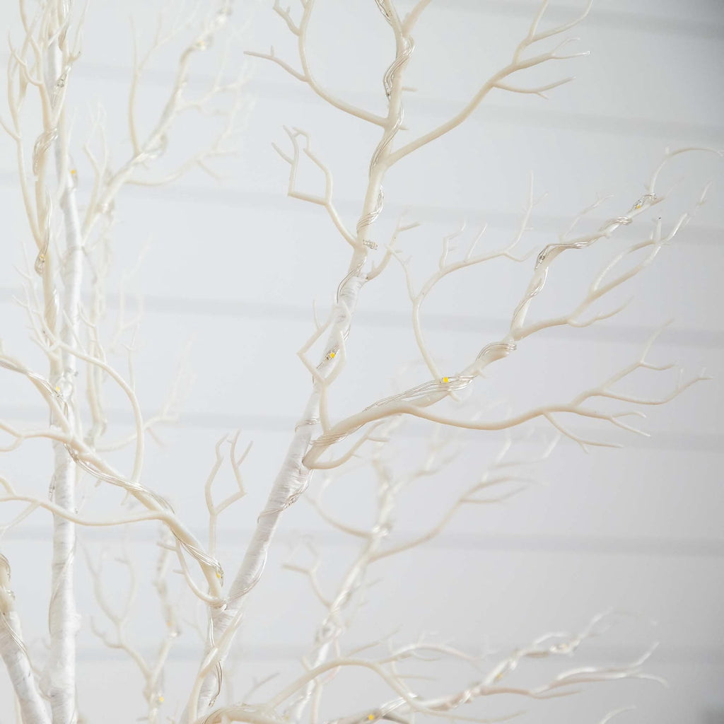 Nearly Natural Pre-Lit Twig Artificial Christmas Tree - 4' - Warm White LED Lights