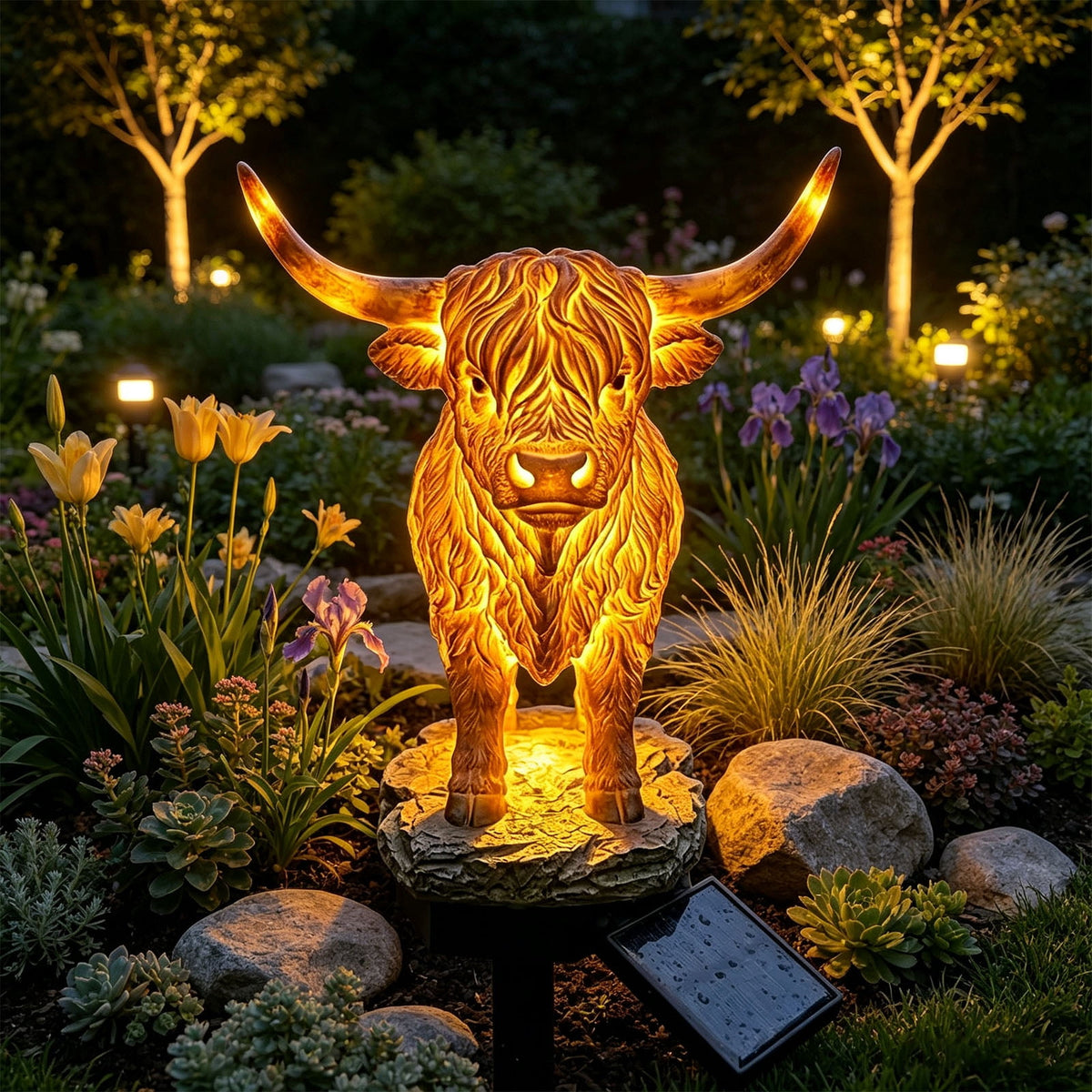 Stijggn Halloween Pumpkin Stake Solar Garden Lights, Waterproof Multi Branch Little Pumpkin Lantern Garden Stake Lights Outdoor Walkway Yard Garden Decoration