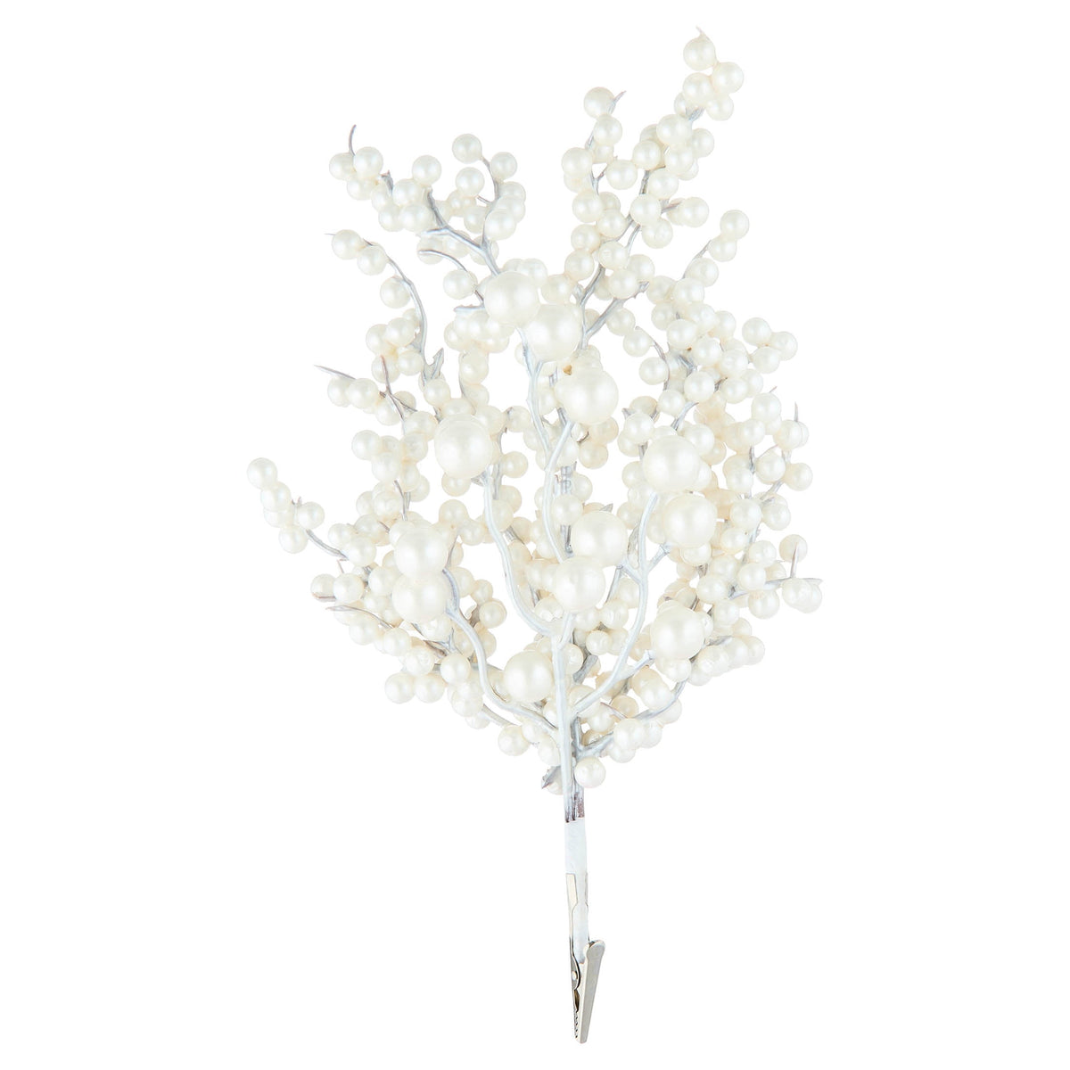 Cream Berry Decorative Christmas Pick, 10", by Holiday Time