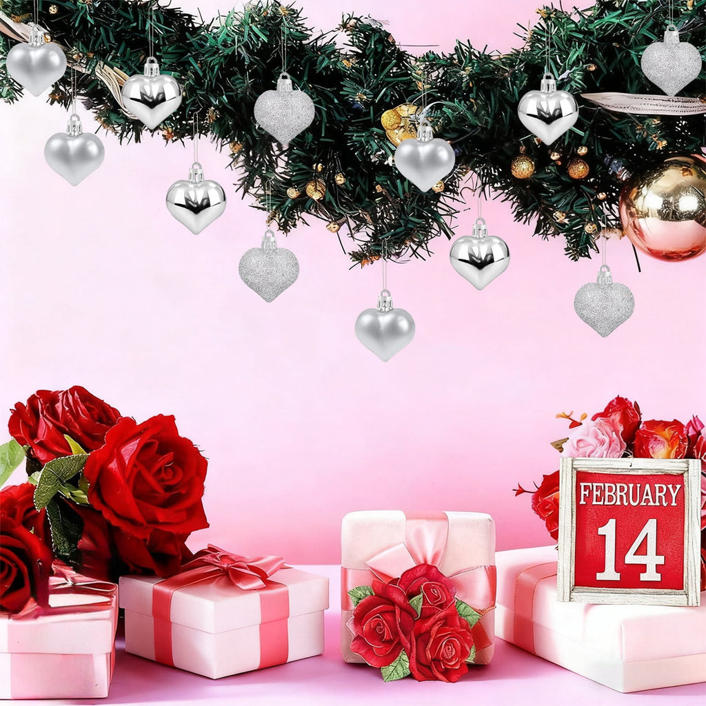 XGFHYJEH 10 LED 1.5M Valentine's Day Lights, Valentines Day Decorations Lights, Valentines String Lights, Valentine's Day Decor, Heart String Lights Red