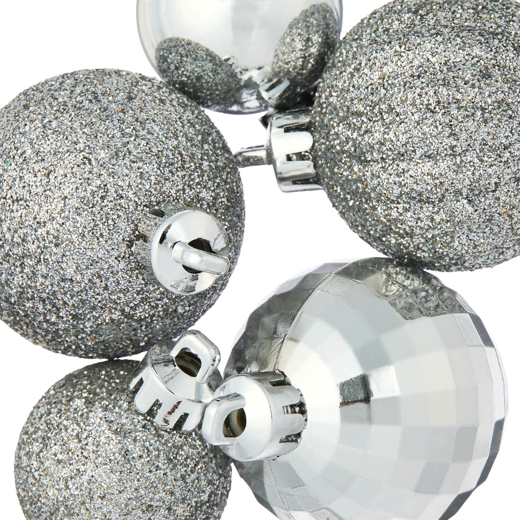 20-Count Red/Green/White Mini Ball Shatterproof Christmas Ornaments, by Holiday Time