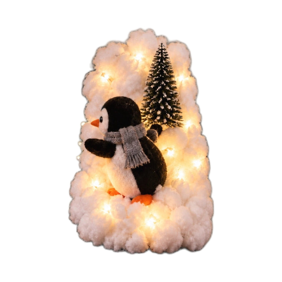 Snowman Magic Fountain, Flowing Snowflake LED Christmas Garden Light,Solar Power and Outdoor Garden Stake for Christmas Yard Decor