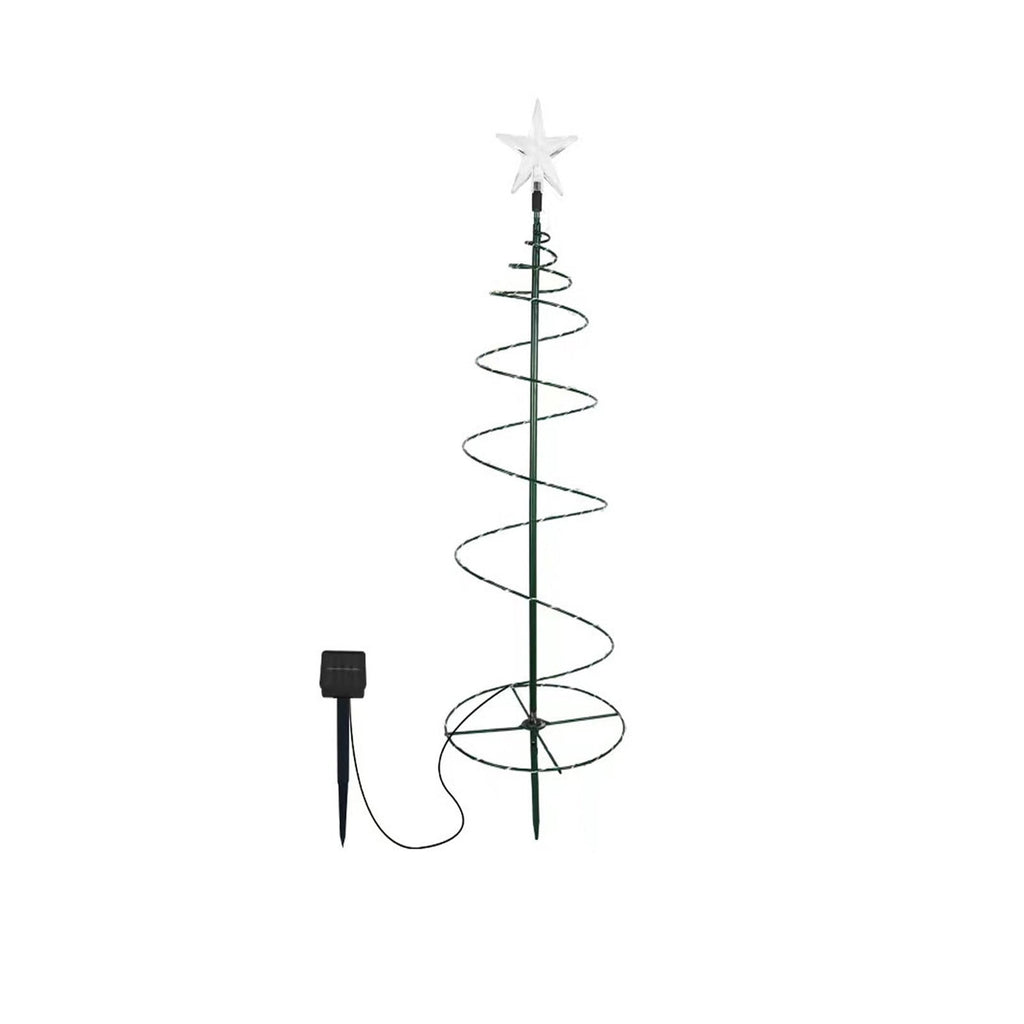 AuroraX Christmas Tree Christmas Decorations DIY 8 Lighting Modes Solar Waterproof Lighted Holiday Yard Stakes Indoor Outdoor Lights Patio Christmas Decorations