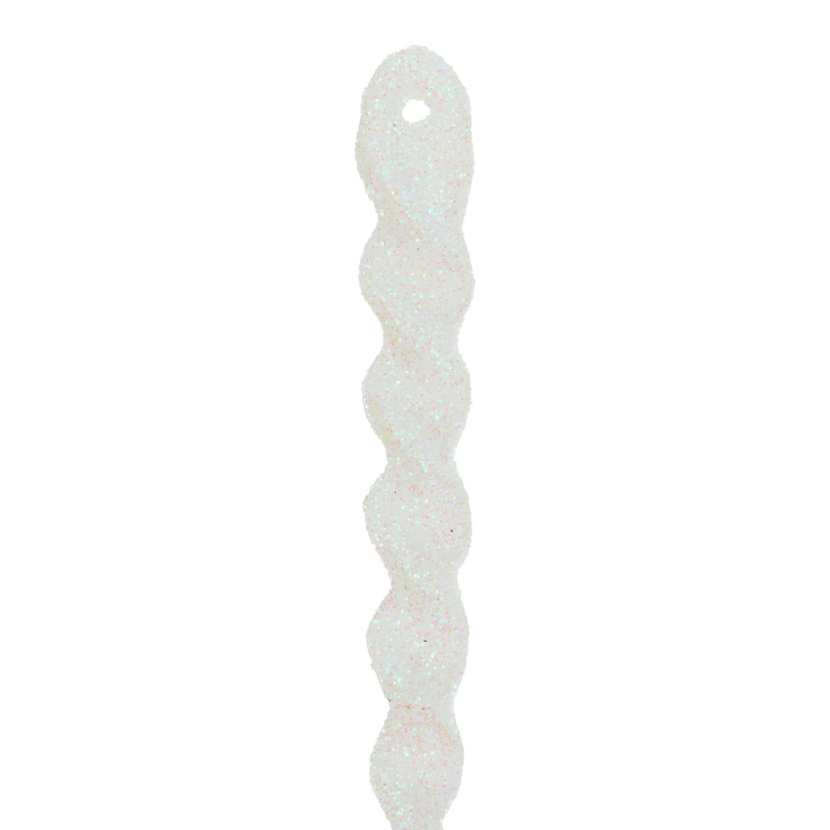 24-Count Red Glitter Icicle Christmas Ornaments, 5.3", by Holiday Time