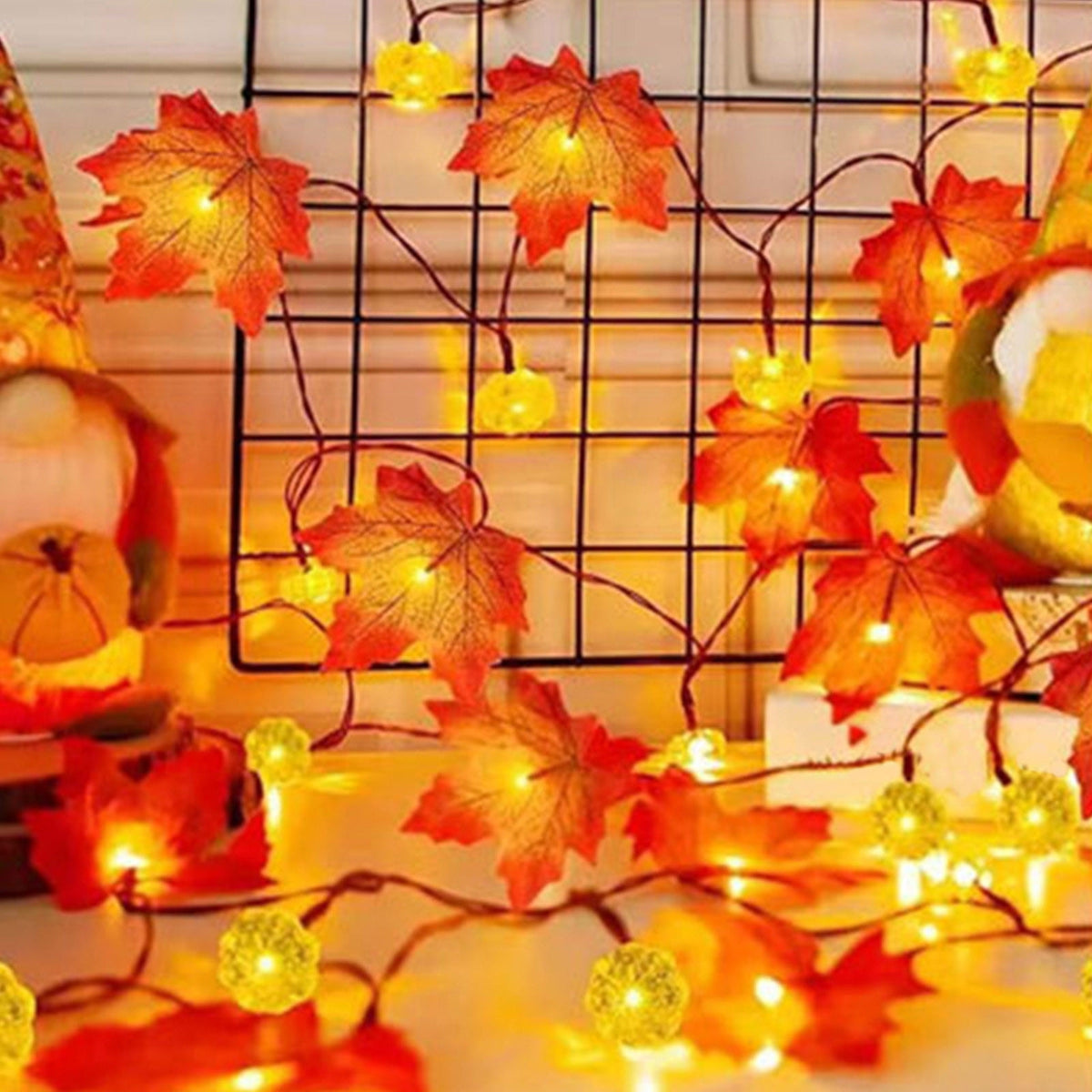 AZXY Halloween String Lights, Ghost Shaped White Halloween Lights, Indoor Outdoor Halloween Decor, Halloween Party Indoor Decor, Battery 5 FT Halloween Decorations, Stair Mantel Patio Halloween Decor