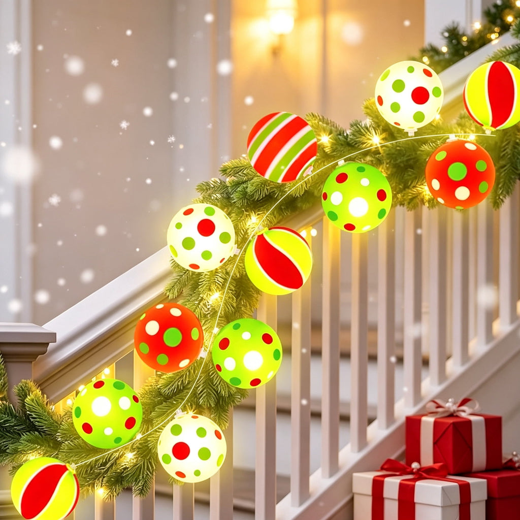 Battery Operated Christmas Lights, 10 Ft 20 LED Waterproof Christmas String Lights with Timer & 8 Modes for Christmas Tree Wreath Decorations Holiday Home Garden Indoor Outdoor Decor