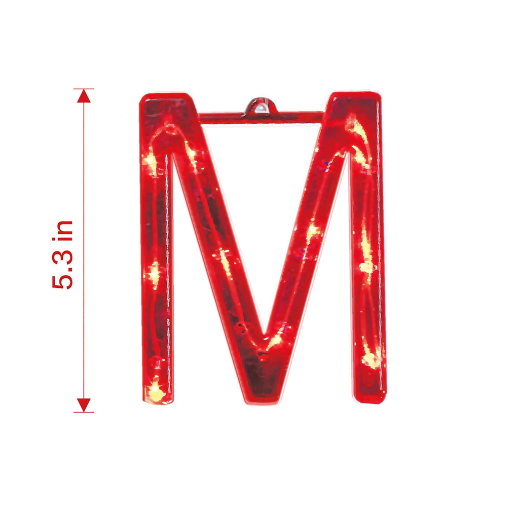Indoor/Outdoor Light-Up Merry and Bright Christmas Banner with 104 LED Lights, Red and Warm White, 9', by Holiday Time