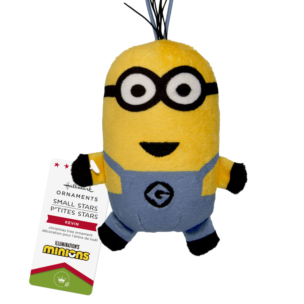 Hallmark Christmas Ornament (Minions Kevin, Fabric), 1 Count, 1 Count