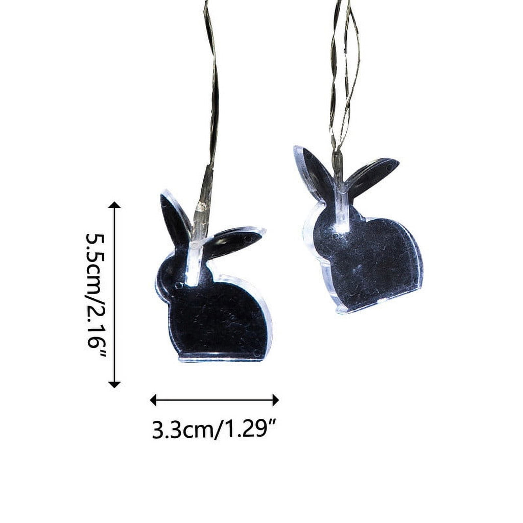 XGFHYJEH Easter Decorations Easter Lights String, 1.65M 10LED Egg Light, Colorful Bunny String Lights Battery Operated Lights Garland Easter Decor for Home Bedrooms Window Tree Indoor Outdoor