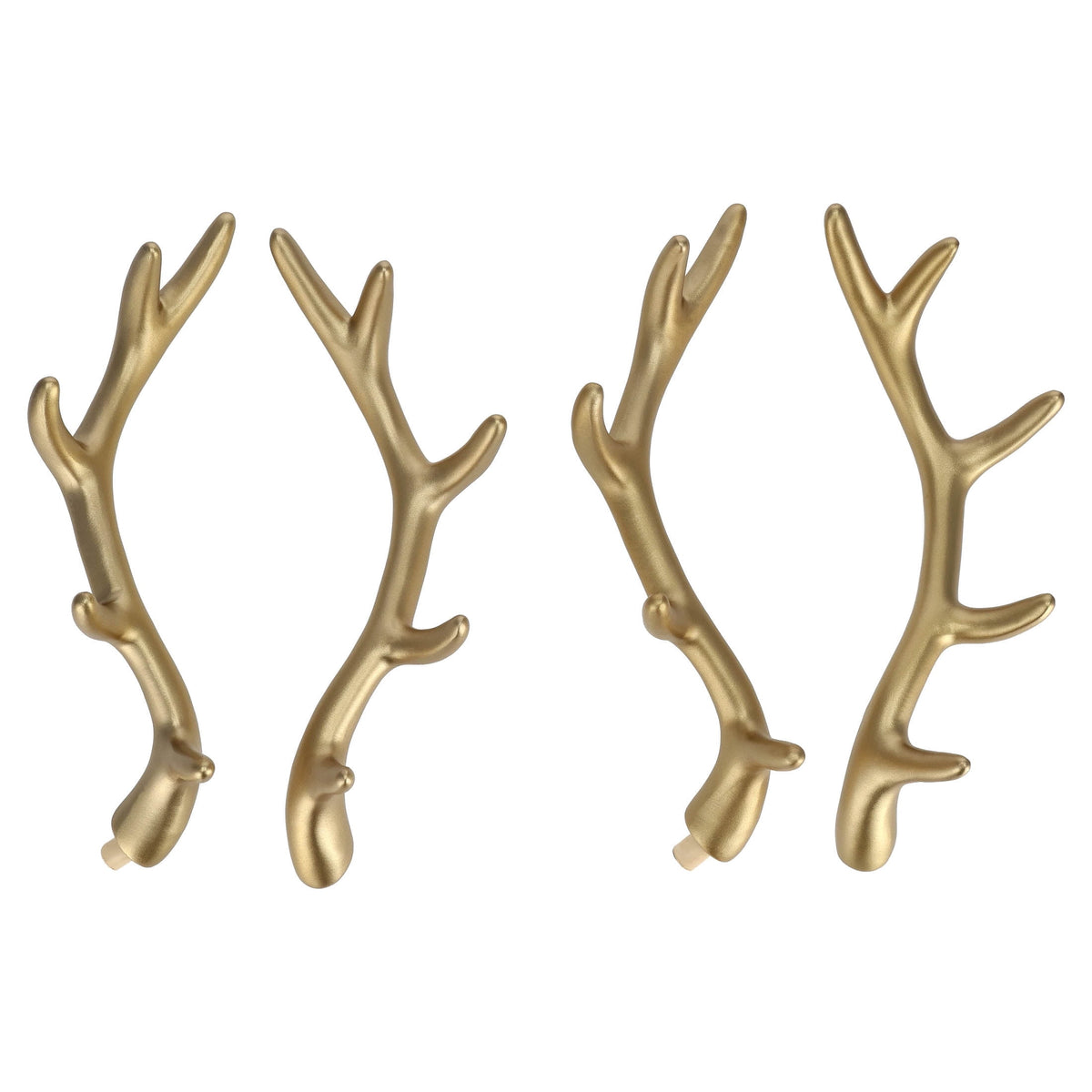 Blow Mold Deer Indoor/Outdoor Christmas Decoration, Gold, Set of 2, by Holiday Time