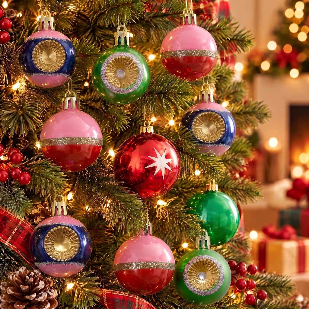12-Count Multicolor Bright Ball Mini Christmas Ornaments, 1.8", by Holiday Time