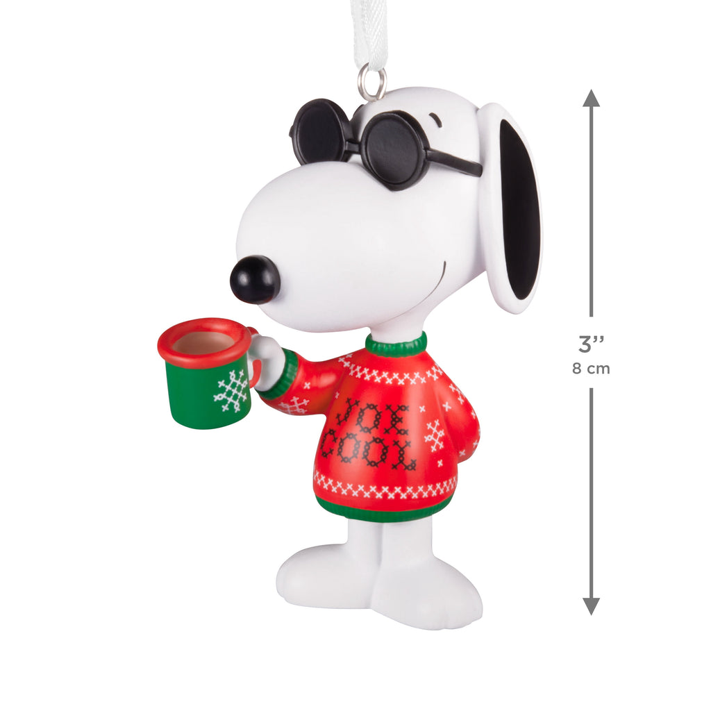 Hallmark Christmas Ornament (Peanuts Festive Joe Cool), 1 Count