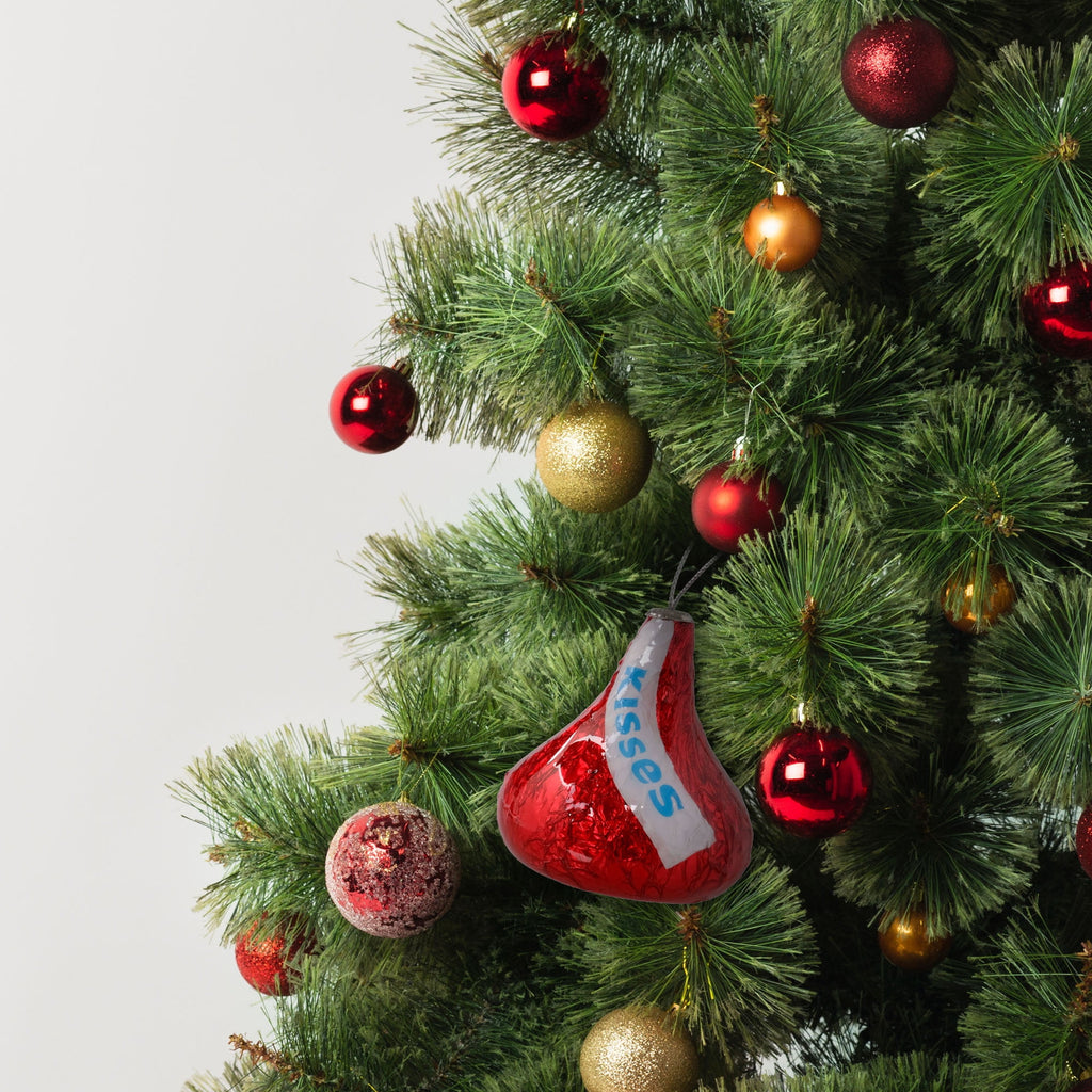 Hershey’s Kisses Red Foil Figural Christmas Tree Ornament