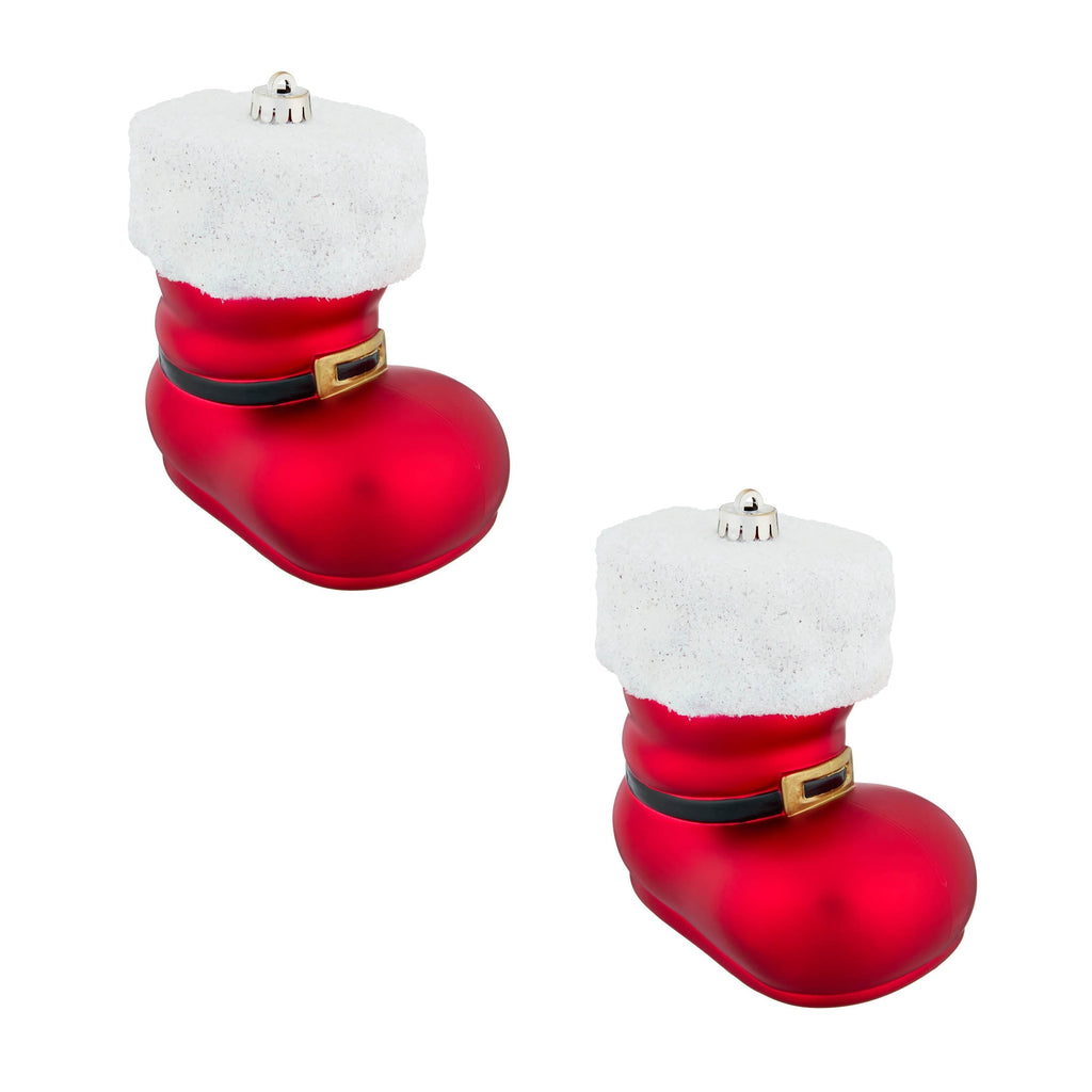 2-Count Red and White Jumbo Tinsel Candy Cane Shatterproof Christmas Ornaments, 14", by Holiday Time